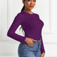 Women's Ava Round Neck Long Sleeve Bodysuit