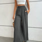 Wide Waistband Relax Fit Long Pants