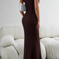 Arlowe Lea Round Neck Sleeveless Maxi Fishtail Dress