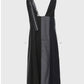 GAWQO Contrast Pleated Zip-Back Pinafore Dress