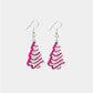 Christmas Geometric Shape Acrylic Dangle Earrings
