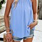 Ruched Grecian Neck Tank