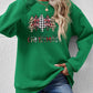 MERRY CHRISTMAS Round Neck Long Sleeve Sweatshirt
