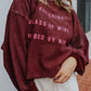 Full Size Round Neck Dropped Shoulder THANKFUL Graphic Sweatshirt