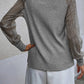 Full Size Round Neck Raglan Sleeve Knit Top