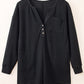 Adrienne Full Size Notched Neck Long Sleeve Romper