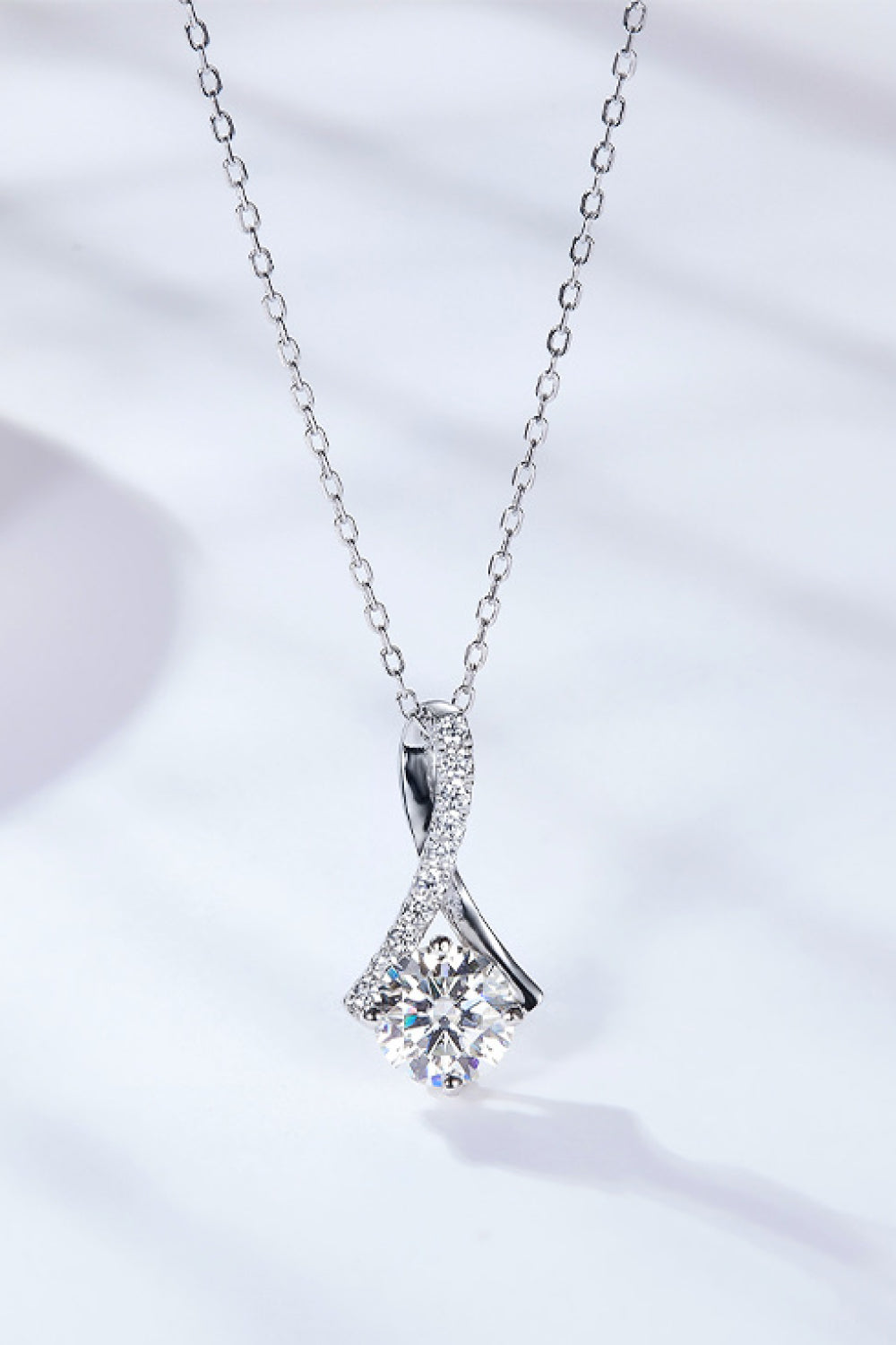 Women's Special Occasion 1 Carat Moissanite Pendant Necklace