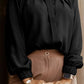 Women's Jasira Button Up Round Neck Long Sleeve Shirt