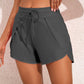 HANNAH MEA Drawstring Waist Swim Shorts