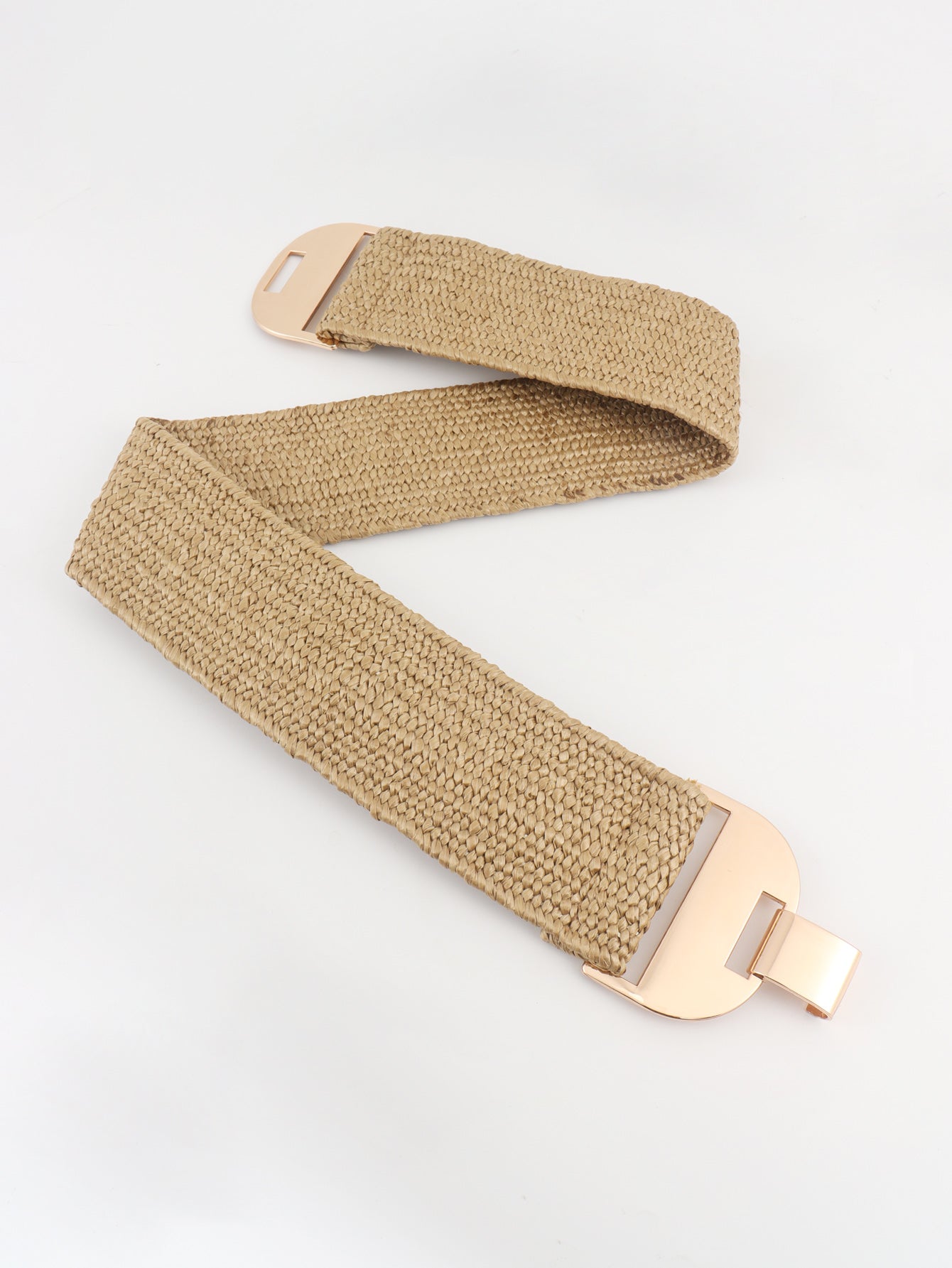 Women's Alloy Buckle Elastic Belt