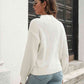 KnittedEmporium Dropped Shoulder Rib-Knit Sweater