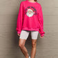Simply Love Full Size Santa Graphic Long Sleeve CHRISTMAS Sweatshirt