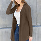 Basic Bae Full Size Open Front Long Sleeve Cover Up Cardigan