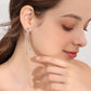 1.2 Carat Moissanite Layered Chain Earrings