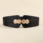 Alloy Buckle Elastic Belt