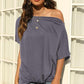 One Shoulder Short Sleeve T-Shirt