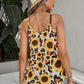 Printed Surplice Spaghetti Strap Cami
