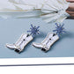 Rhinestone Boot Theme Alloy Dangle Earrings
