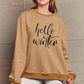 Simply Love SEASONAL Full Size HELLO WINTER Graphic Sweatshirt
