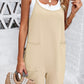 Spaghetti Strap Romper with Pockets