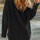 Pocketed Button Up Droppped Shoulder Jacket