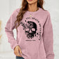 Skull Graphic HALLOWEEN Dropped Shoulder Sweatshirt