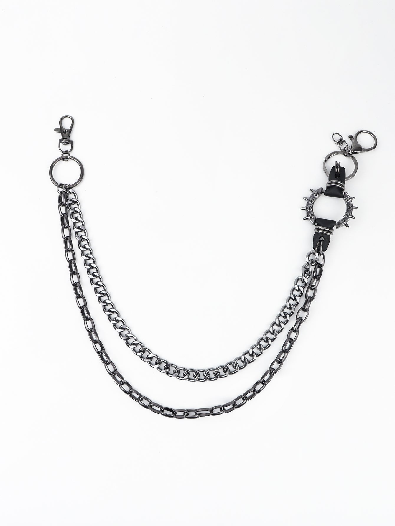 Women's Punk Aluminum Chain Belt