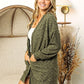 BiBi Checkered Long Sleeve Open Front Cardigan - Brand BiBi