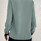 Women's Ava Contrast Trim V-Neck Long Sleeve Blouse