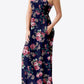 Full Size Empire Waist Sleeveless Dress with Pockets