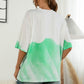 Women's Tie-Dye Round Neck Tee Shirt