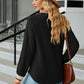 V-Neck Long Sleeve Blouse