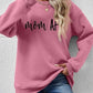 Letter Graphic Dropped Shoulder Sweatshirt