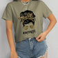 MOMLIFE Round Neck Short Sleeve T-Shirt