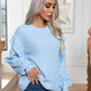 Dropped Shoulder Long Sleeve Sweater