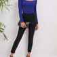 Decorative Button Long Sleeve Top