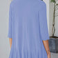 Open Front Ruffle Trim Cardigan