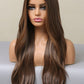 13*2" Women's Lace Front Wigs Synthetic Long Wave 26" Heat Safe 150% Density