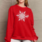 Simply Love Full Size Christmas Snowflake Graphic Sweatshirt
