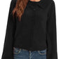 Collared Long Sleeve Button Down Cardigan