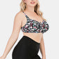 Sammi Plus Size Floral Ruched Two-Piece Swim Set