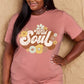 Malibu Dreams Simply Love Full Size WILD SOUL Graphic Cotton T-Shirt