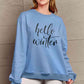 Simply Love SEASONAL Full Size HELLO WINTER Graphic Sweatshirt