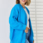 Open Front Dropped Shoulder Cardigan