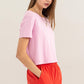 HYFVE Round Neck Cropped T-Shirt