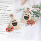Halloween Ghost Rhinestone Alloy Earrings