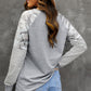 Women's Full Size Mixed Print Raglan Top