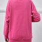 Round Neck Long Sleeve Sweatshirt