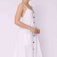 Full Size Spaghetti Strap Smocked Dress with Pockets