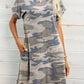 Full Size Scoop Neck Short Sleeve Pocket Mini Dress